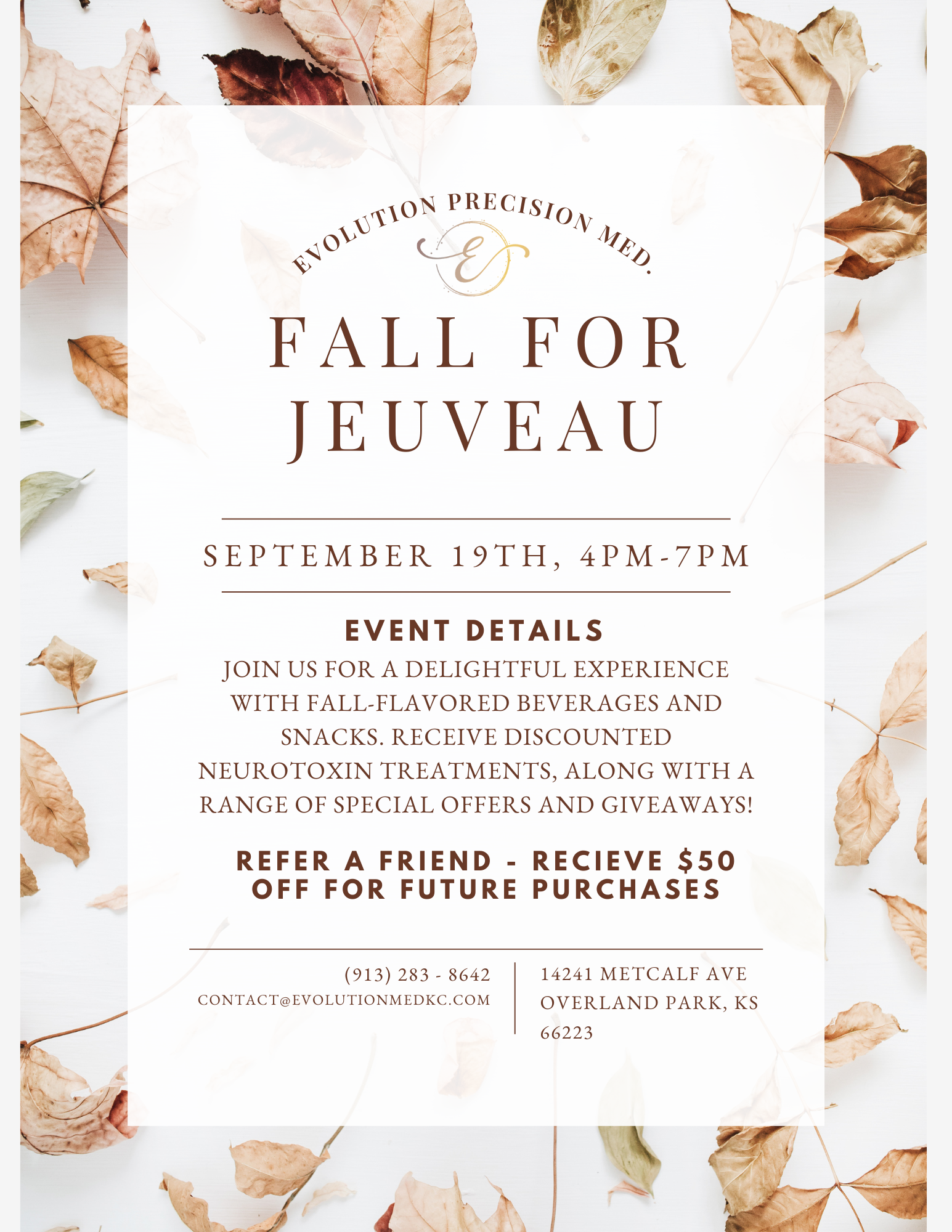 Fall Jeuveau Party